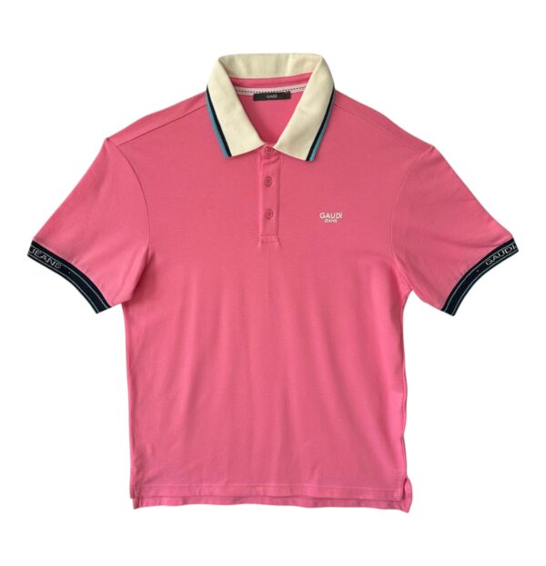 Pembe Polo yaka Tshirt