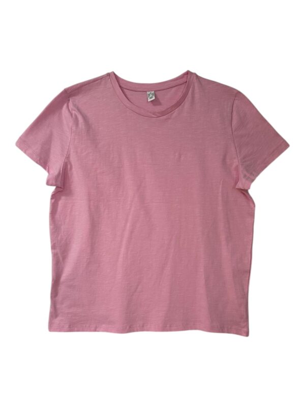 Pembe Bayan Düz Tshirt